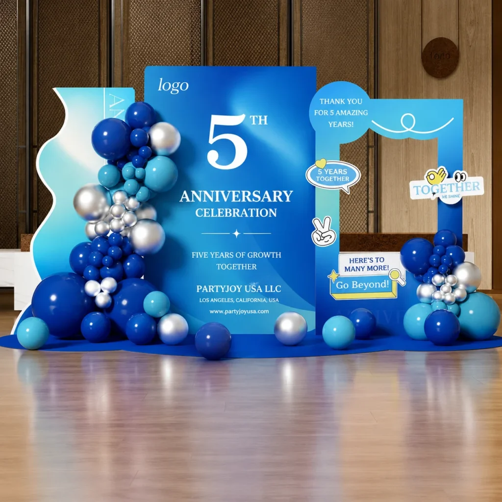 Ocean Blue Corporate Event Balloon Decoration Kit wholesale party balloon image 1