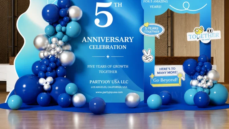 Ocean Blue Corporate Event Balloon Decoration Kit wholesale party balloon image 1