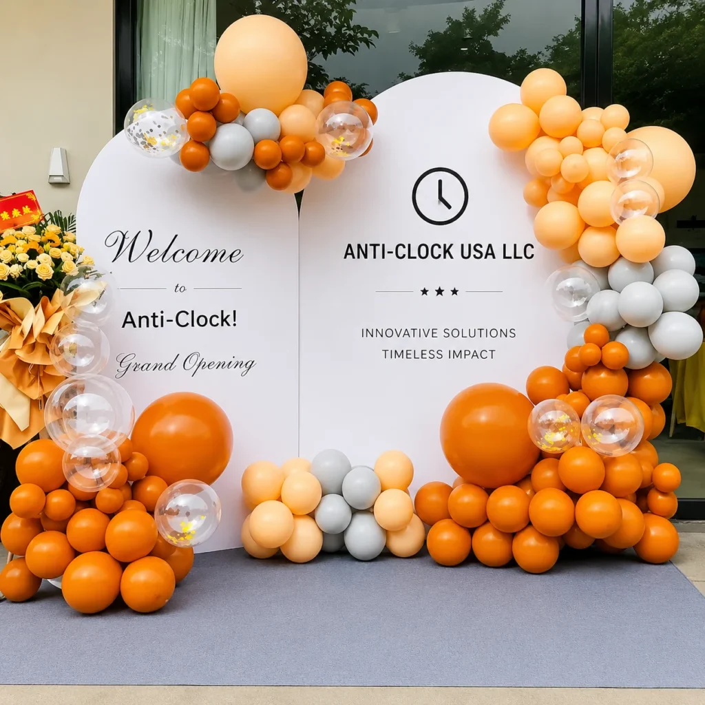 Orange Corporate Event Balloon Decoration Kit wholesale party balloon image 1