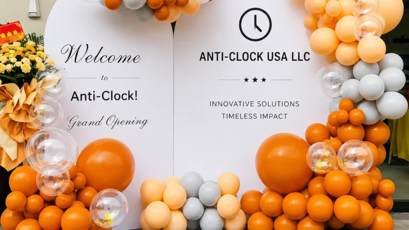 Orange Corporate Event Balloon Decoration Kit wholesale party balloon image 1