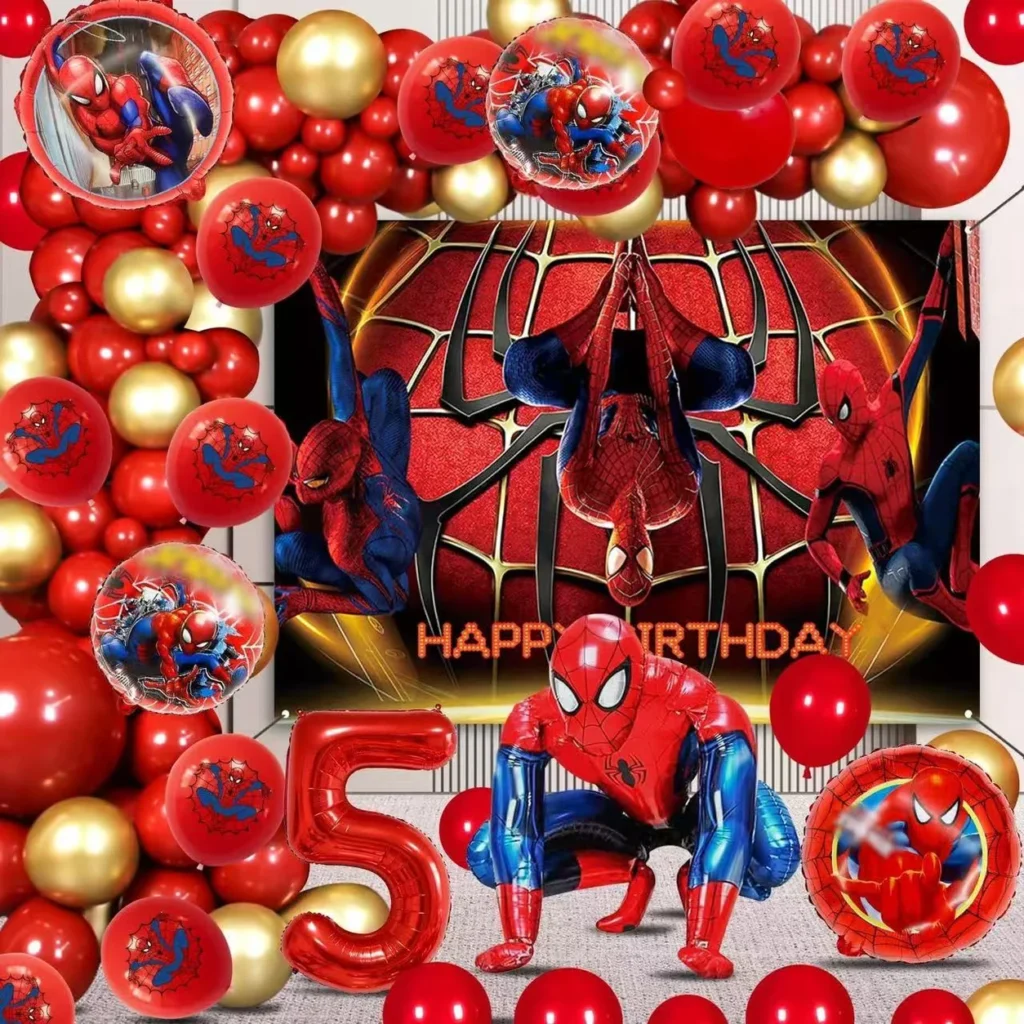 Spider Hero Theme Birthday Party Balloon Kit wholesale party balloon image 1