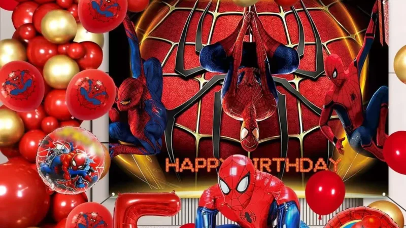 Spider Hero Theme Birthday Party Balloon Kit wholesale party balloon image 1