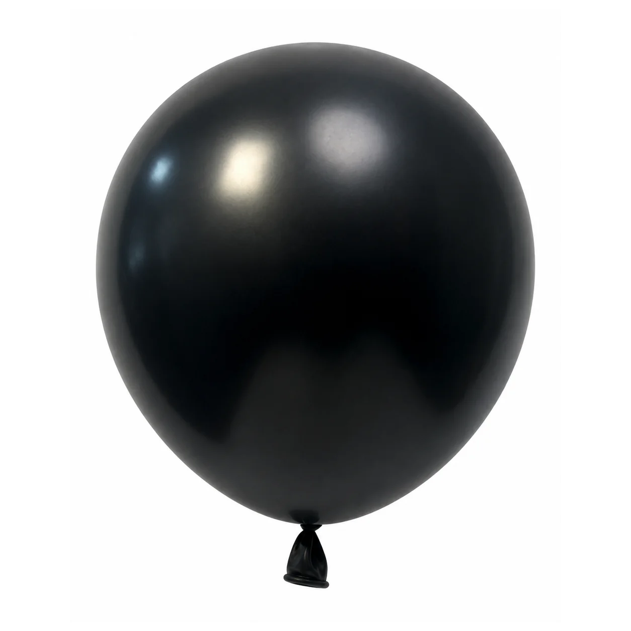 18 inch chrome black metallic balloon detail image