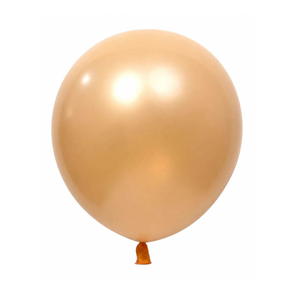 10 inch pearl champagne gold latex balloon
