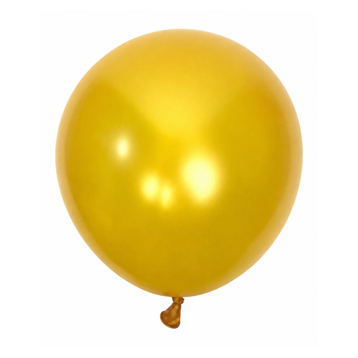 12 inch chrome gold metallic balloon detail image