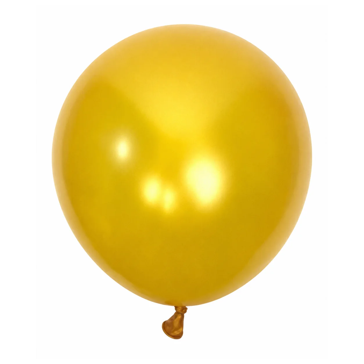 18 inch chrome gold metallic balloon detail image