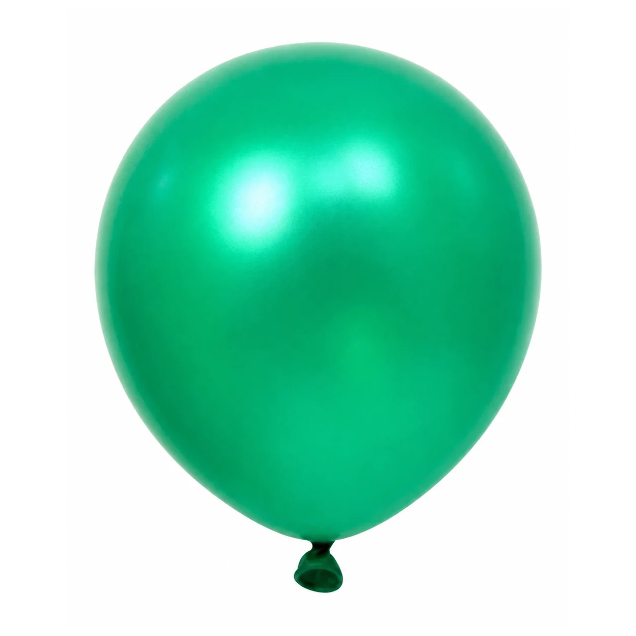 18 inch chrome green metallic balloon detail image