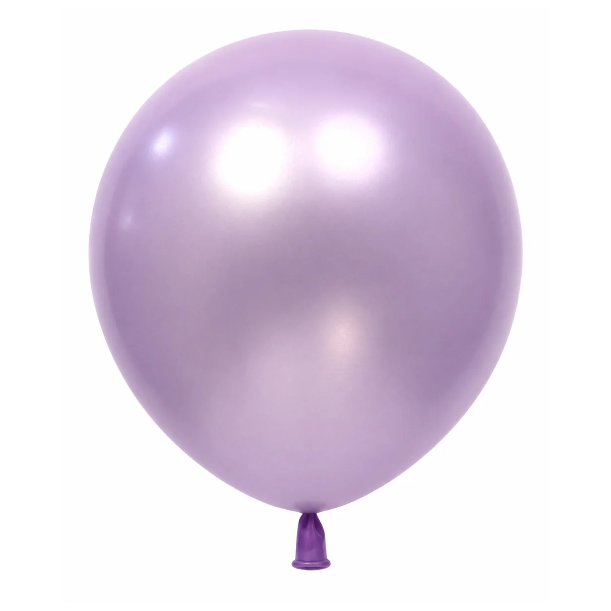 18 inch chrome lavender metallic balloon detail image