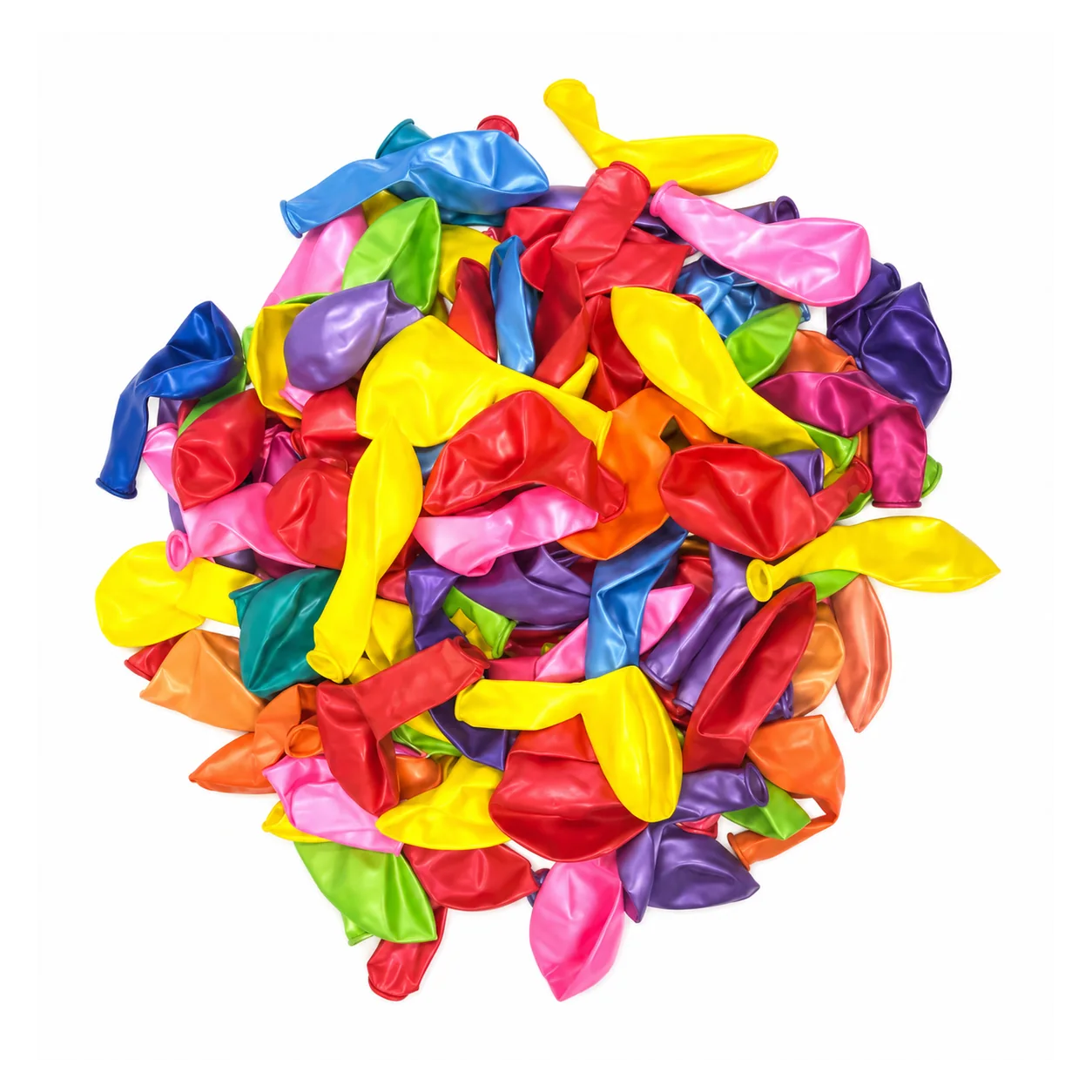 12 inch chrome mixed color metallic balloon detail image