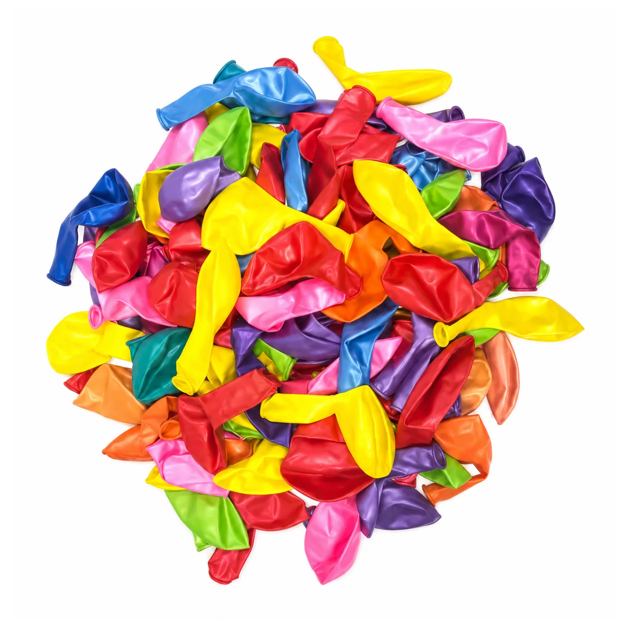 18 inch chrome mixed color metallic balloon detail image