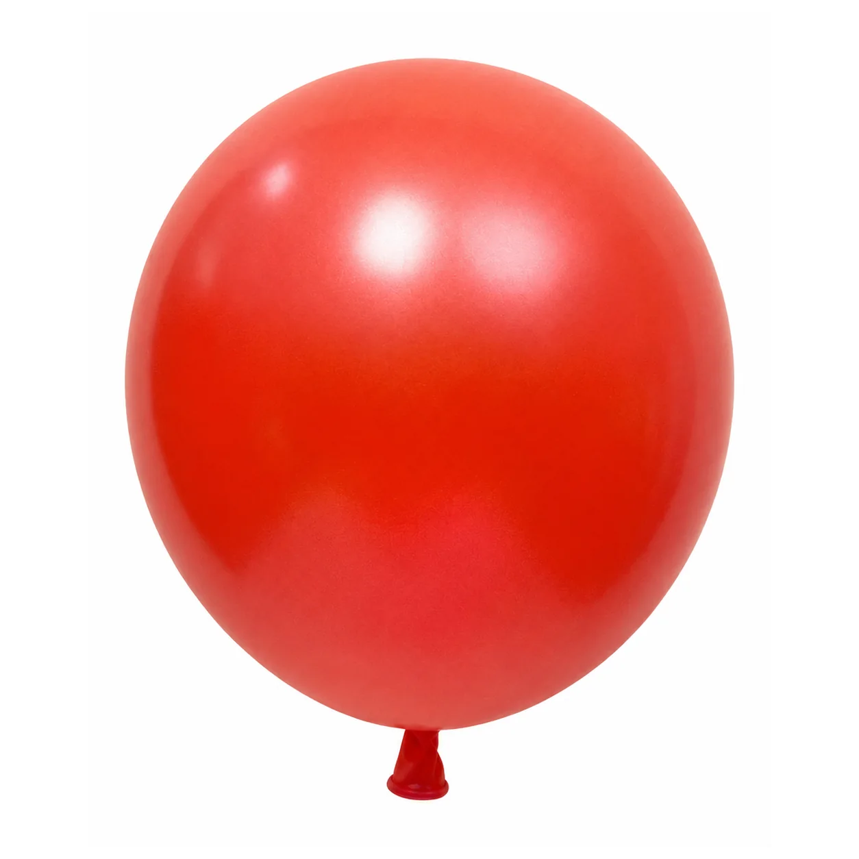 18 inch chrome red metallic balloon detail image