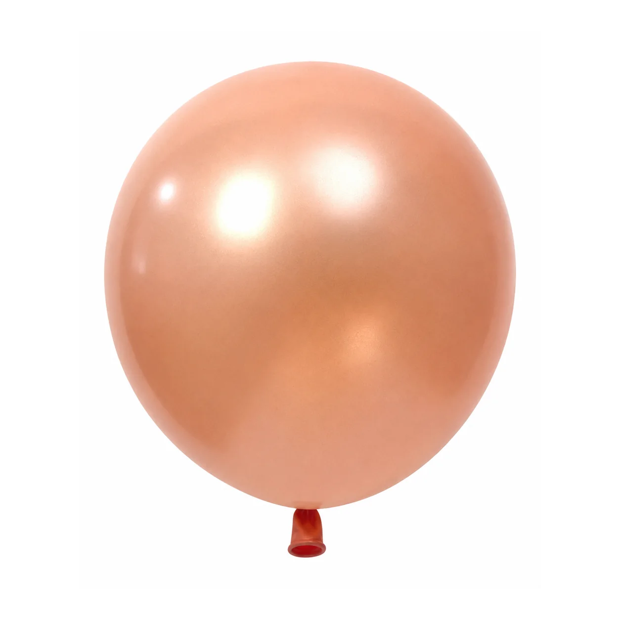 10 inch pearl rose gold latex balloon