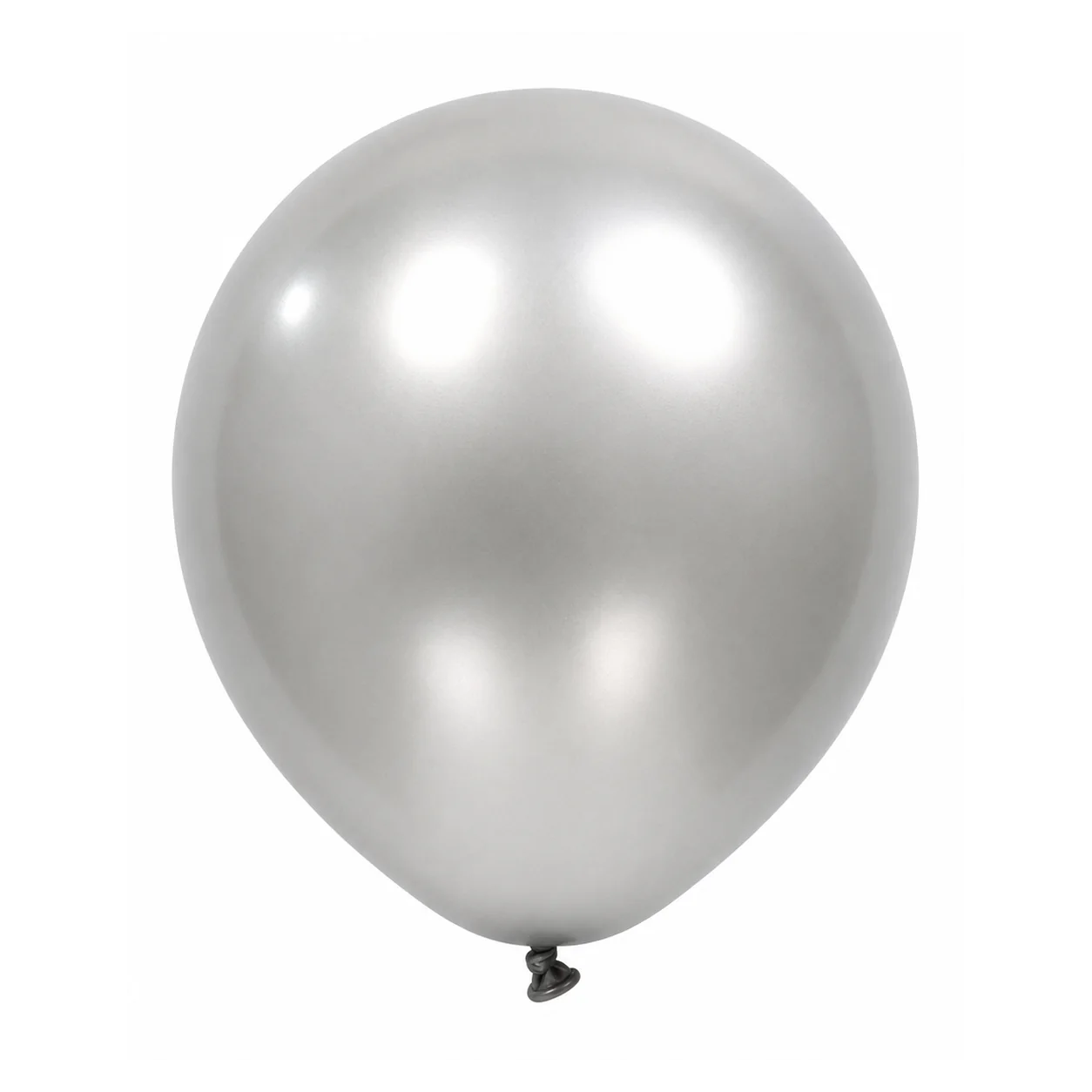 12 inch chrome silver metallic balloon detail image