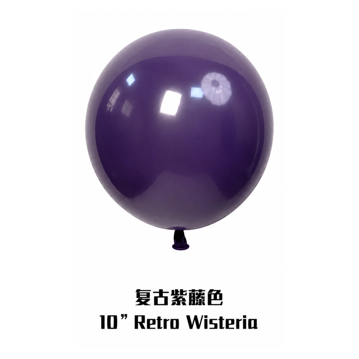 12 inch wisteria retro balloon detail image