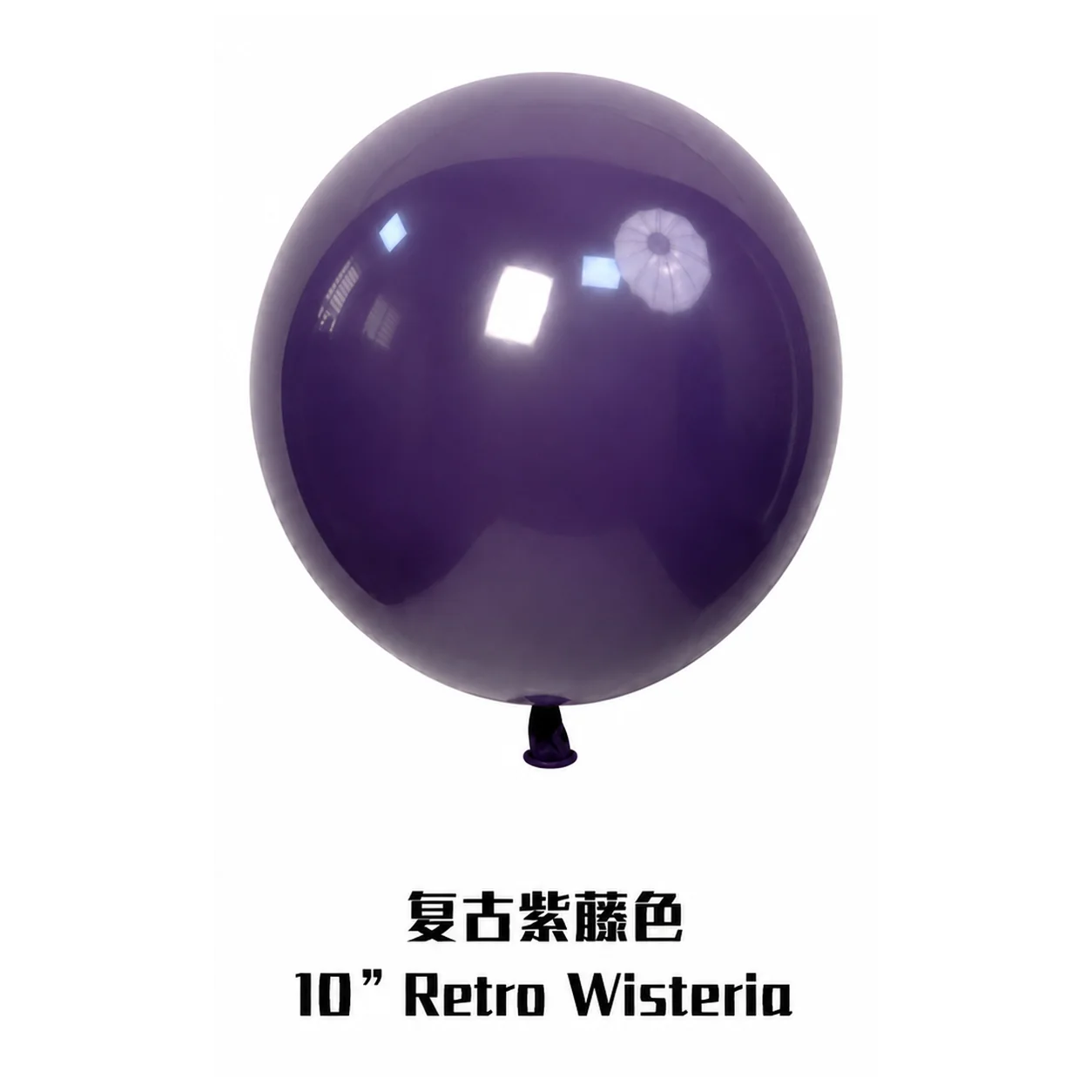 18 inch wisteria retro balloon detail image