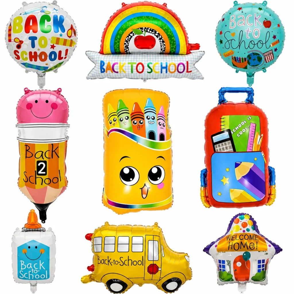 Back to School Foil Balloons wholesale seasonal balloon image 1