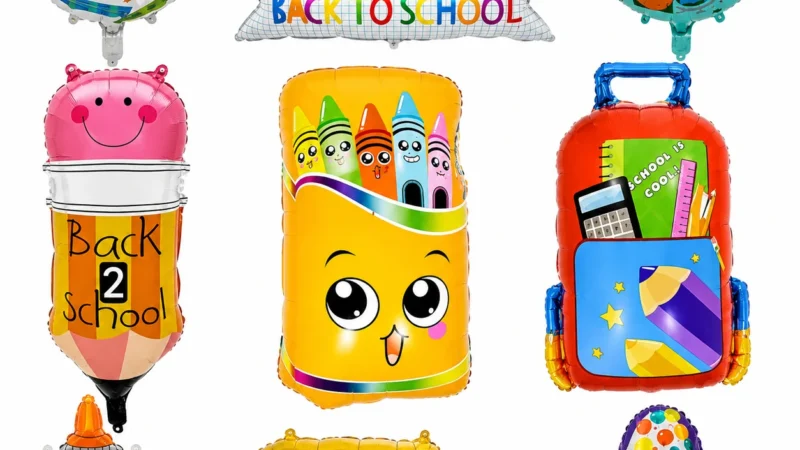 Back to School Foil Balloons wholesale seasonal balloon image 1