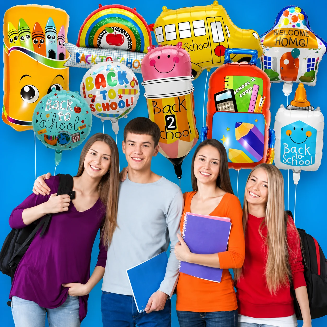 Back to School Foil Balloons wholesale seasonal balloon image 3