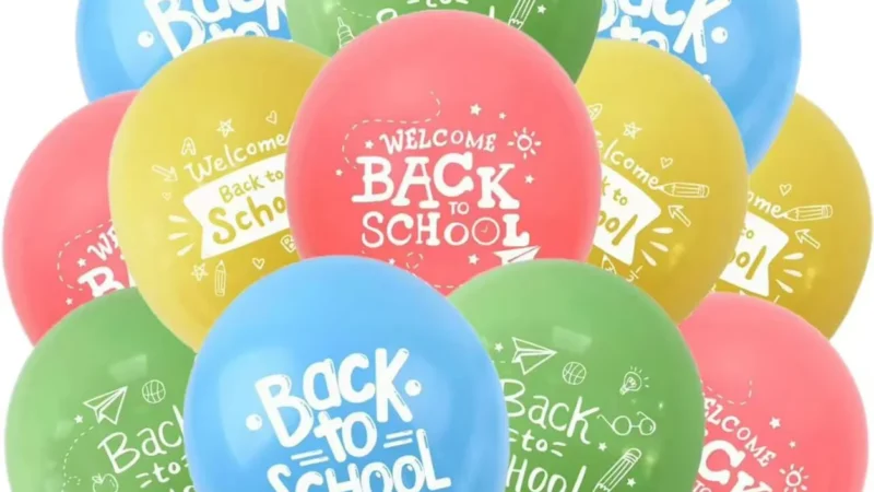 Back to School Printed Latex Balloons wholesale seasonal balloon image 1