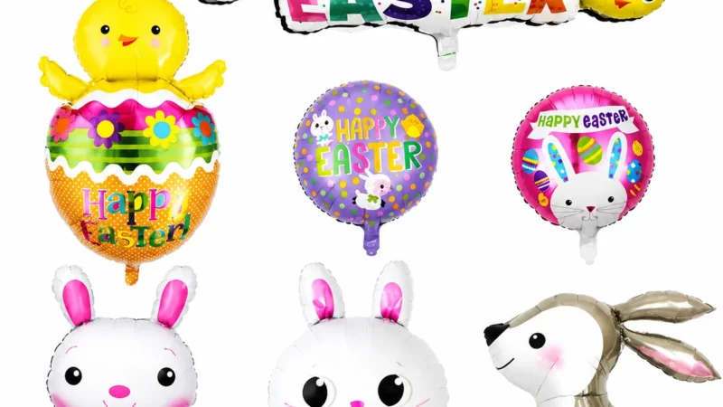Easter Bunny Foil Balloons wholesale seasonal balloon image 1