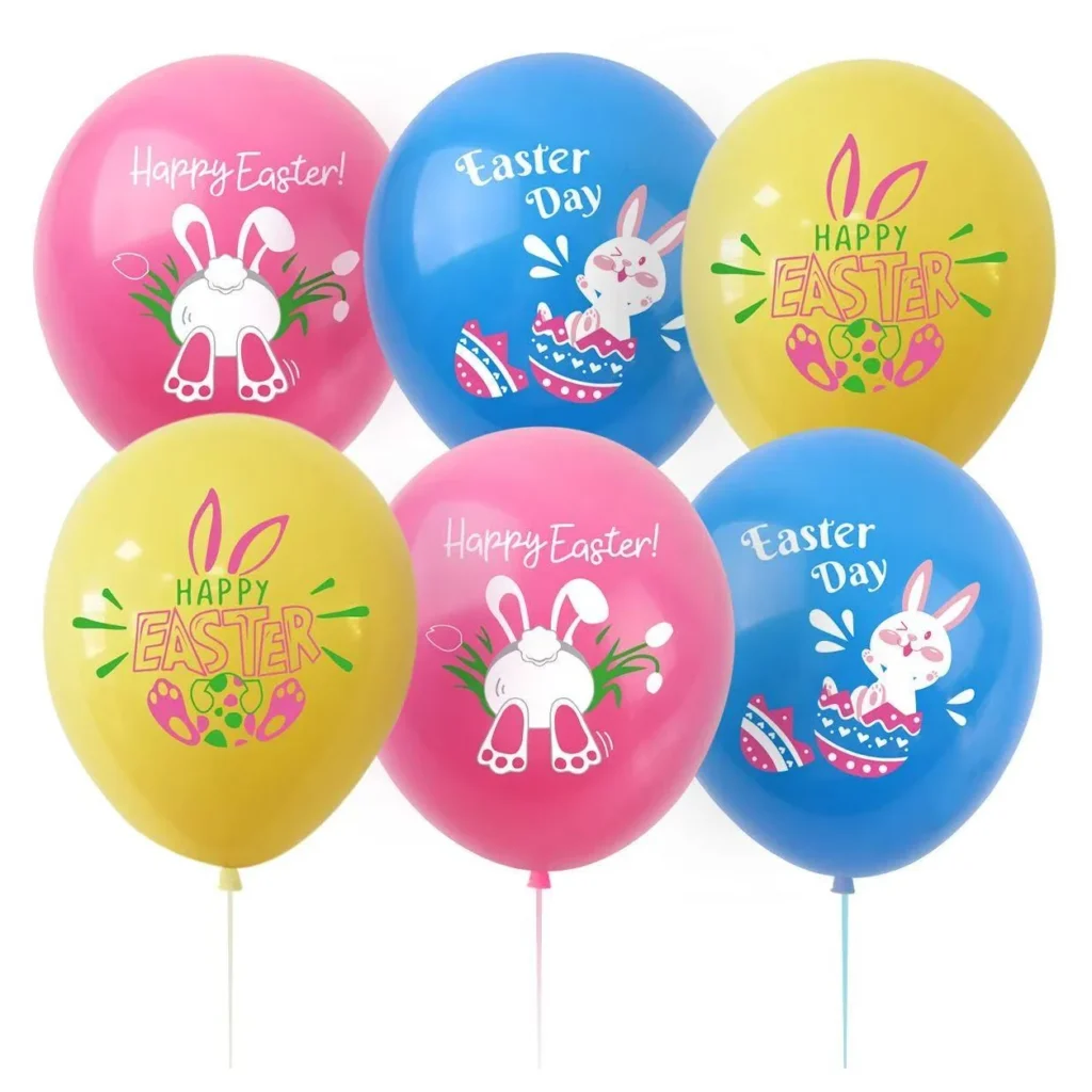 Easter Printed Latex Balloons wholesale seasonal balloon image 1