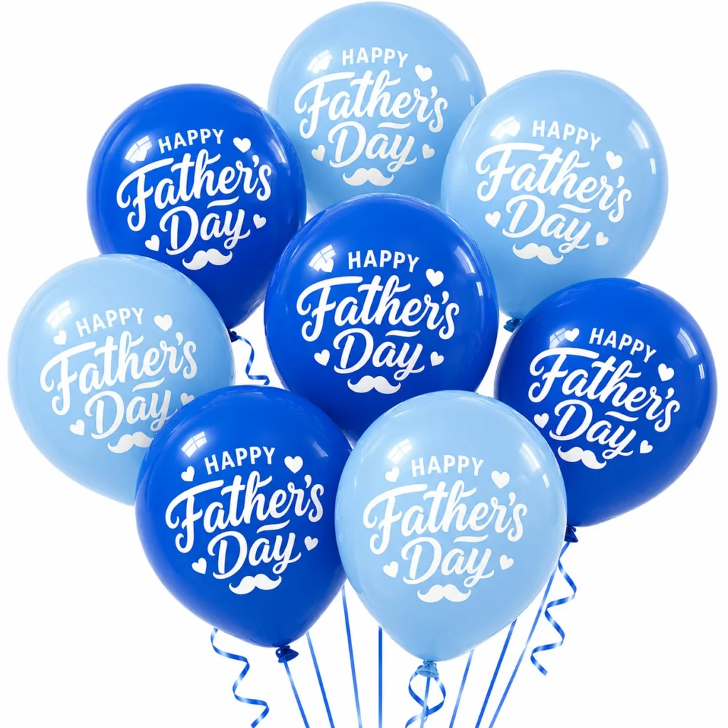 Fathers Day Printed Latex Balloons wholesale seasonal balloon image 1