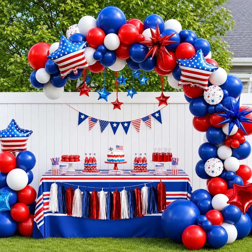 Independence Day Latex Balloon Garland Kit wholesale seasonal balloon image 1