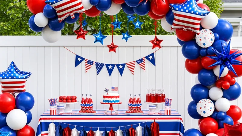 Independence Day Latex Balloon Garland Kit wholesale seasonal balloon image 1