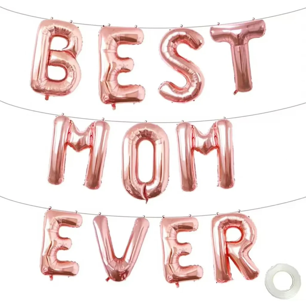 Mothers Day Foil Letter Balloons wholesale seasonal balloon image 1