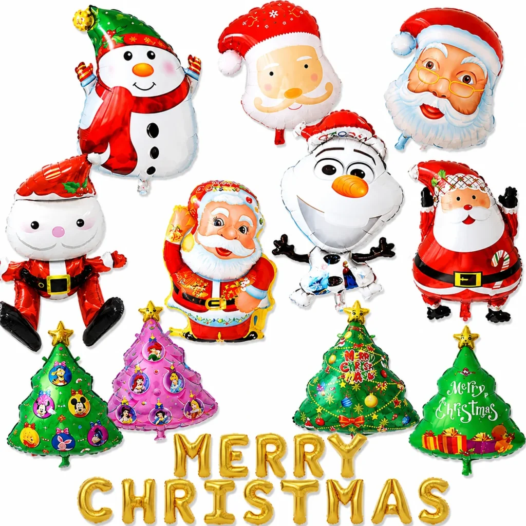 Santa Christmas Foil Balloons wholesale seasonal balloon image 1