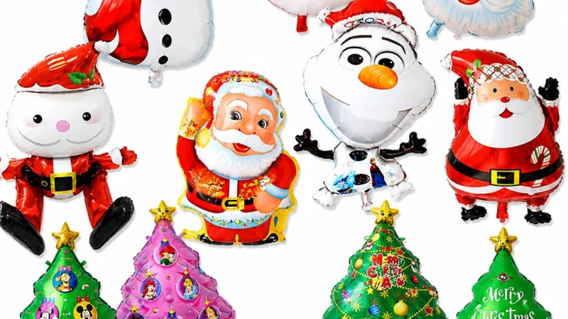 Santa Christmas Foil Balloons wholesale seasonal balloon image 1