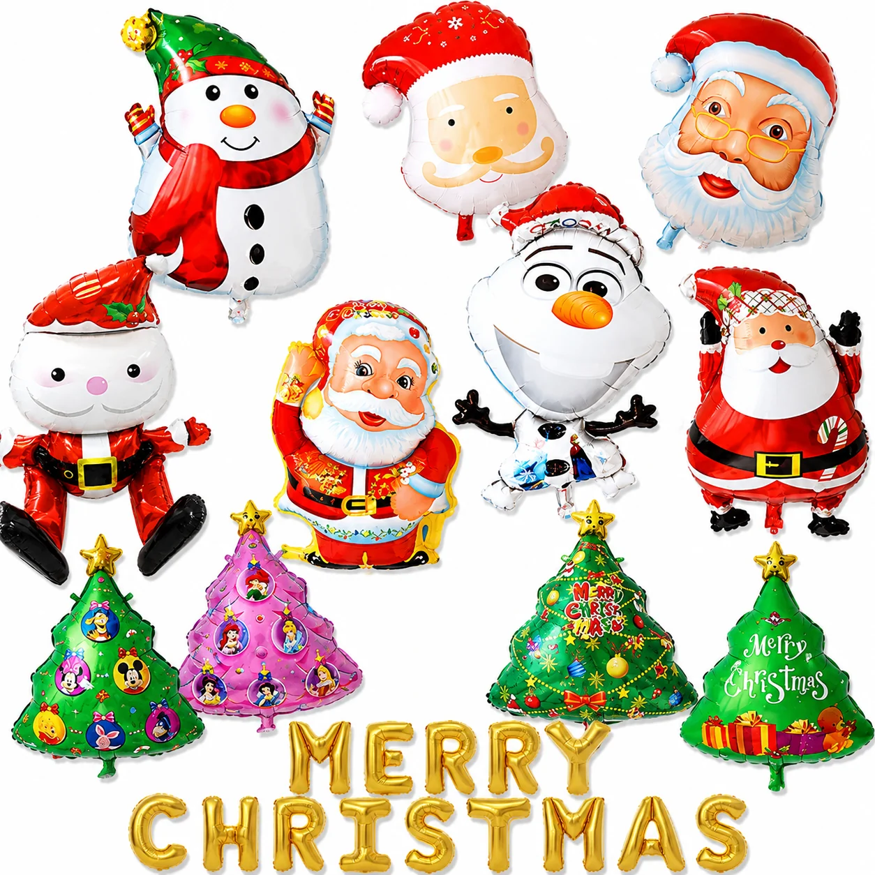Santa Christmas Foil Balloons