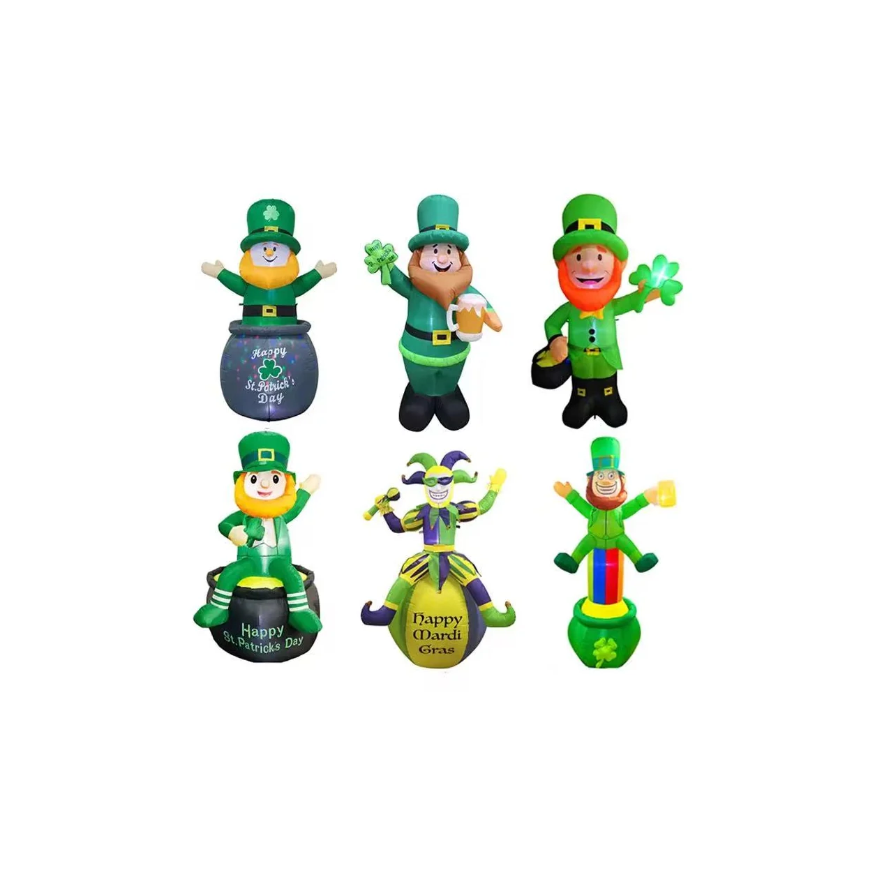 St Patricks Day Leprechaun Foil Balloons wholesale seasonal balloon image 3