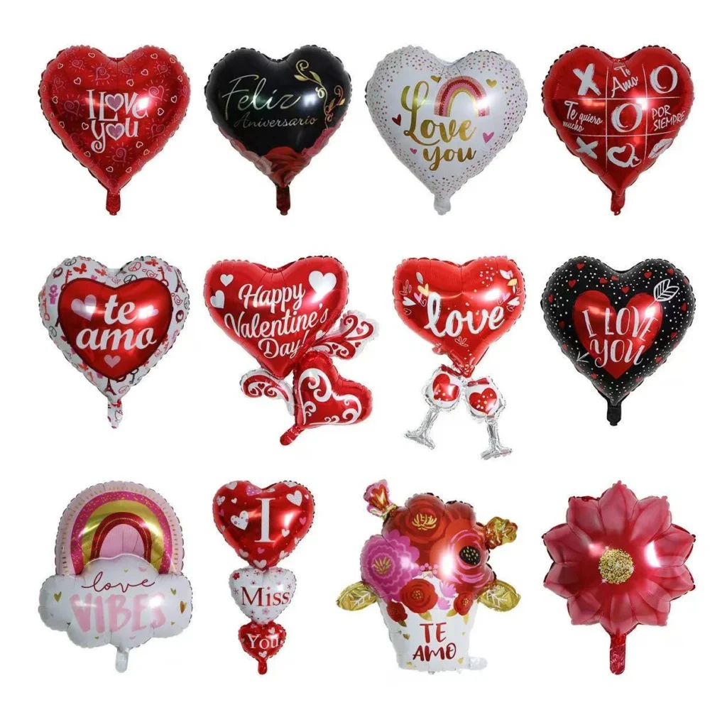 Valentines Day Heart Foil Balloons wholesale seasonal balloon image 1