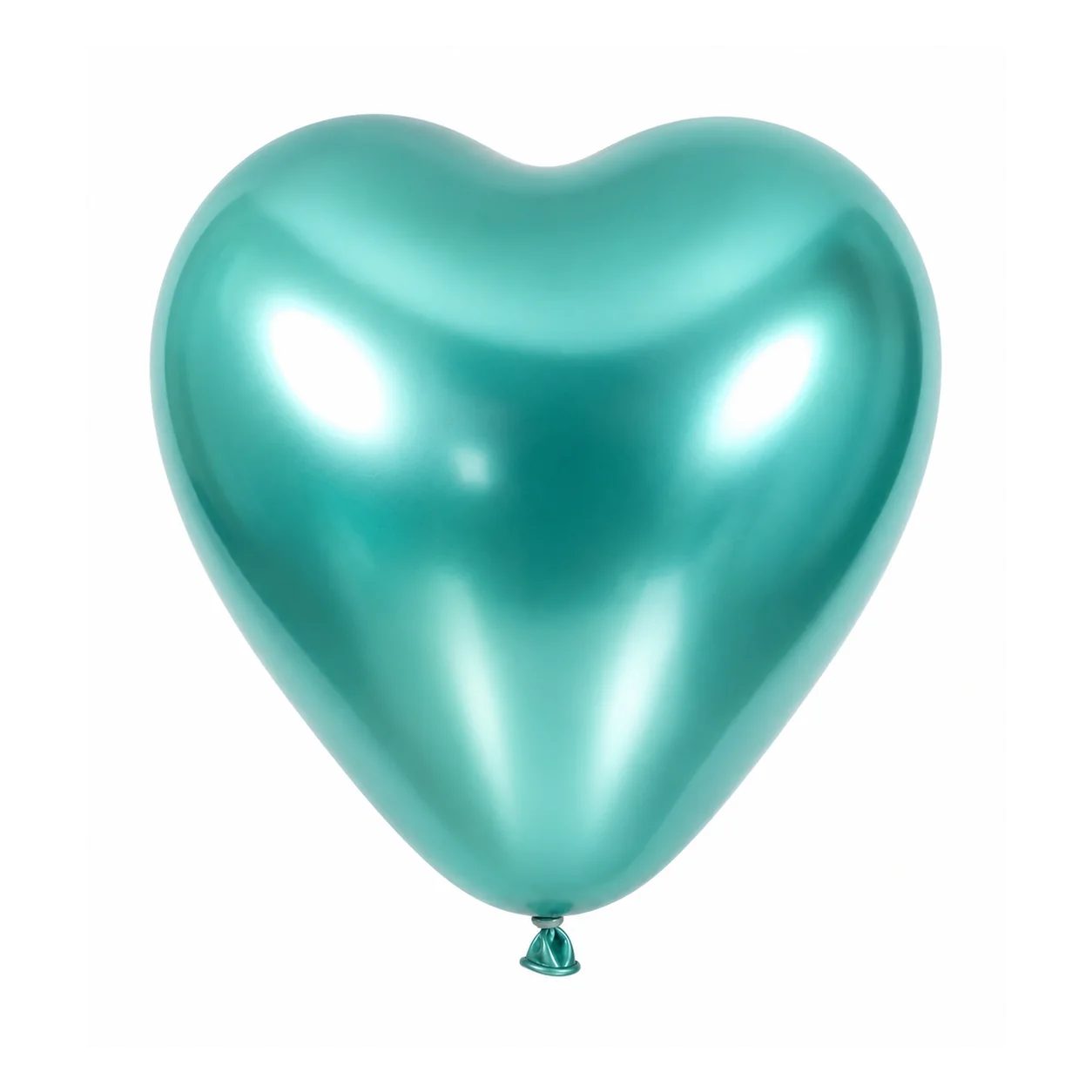 Metallic Heart Shaped Balloons