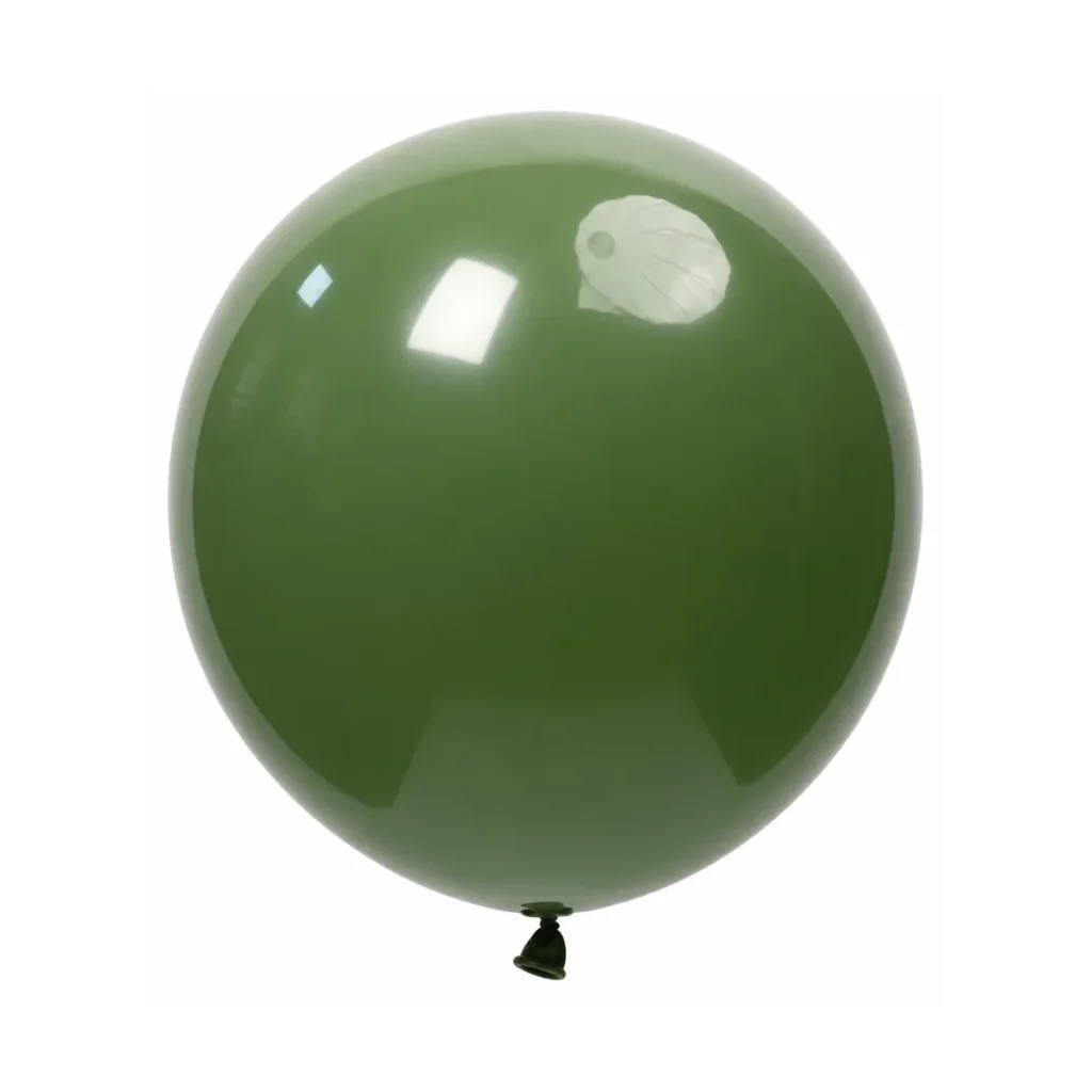 10 inch avocado green matte balloon