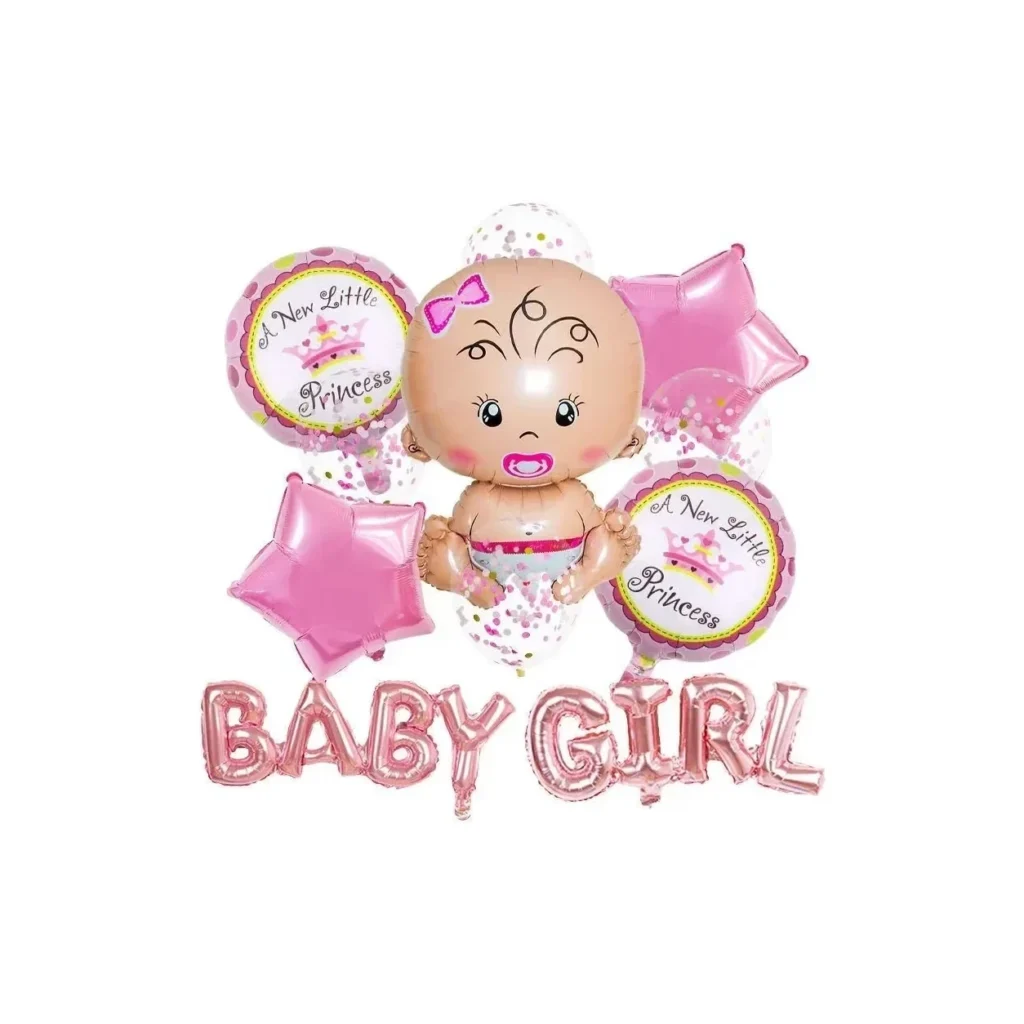 Baby Girl Foil Balloons wholesale party balloon image 1