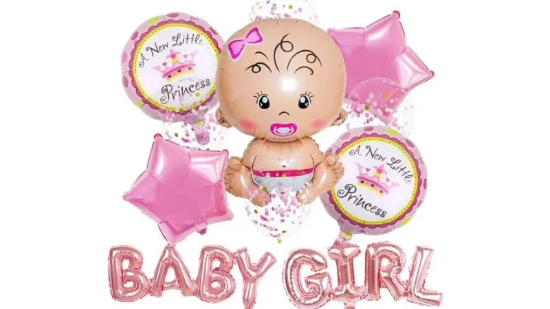 Baby Girl Foil Balloons wholesale party balloon image 1