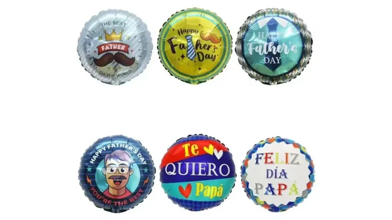 Fathers Day Round Foil Balloons wholesale seasonal balloon image 1