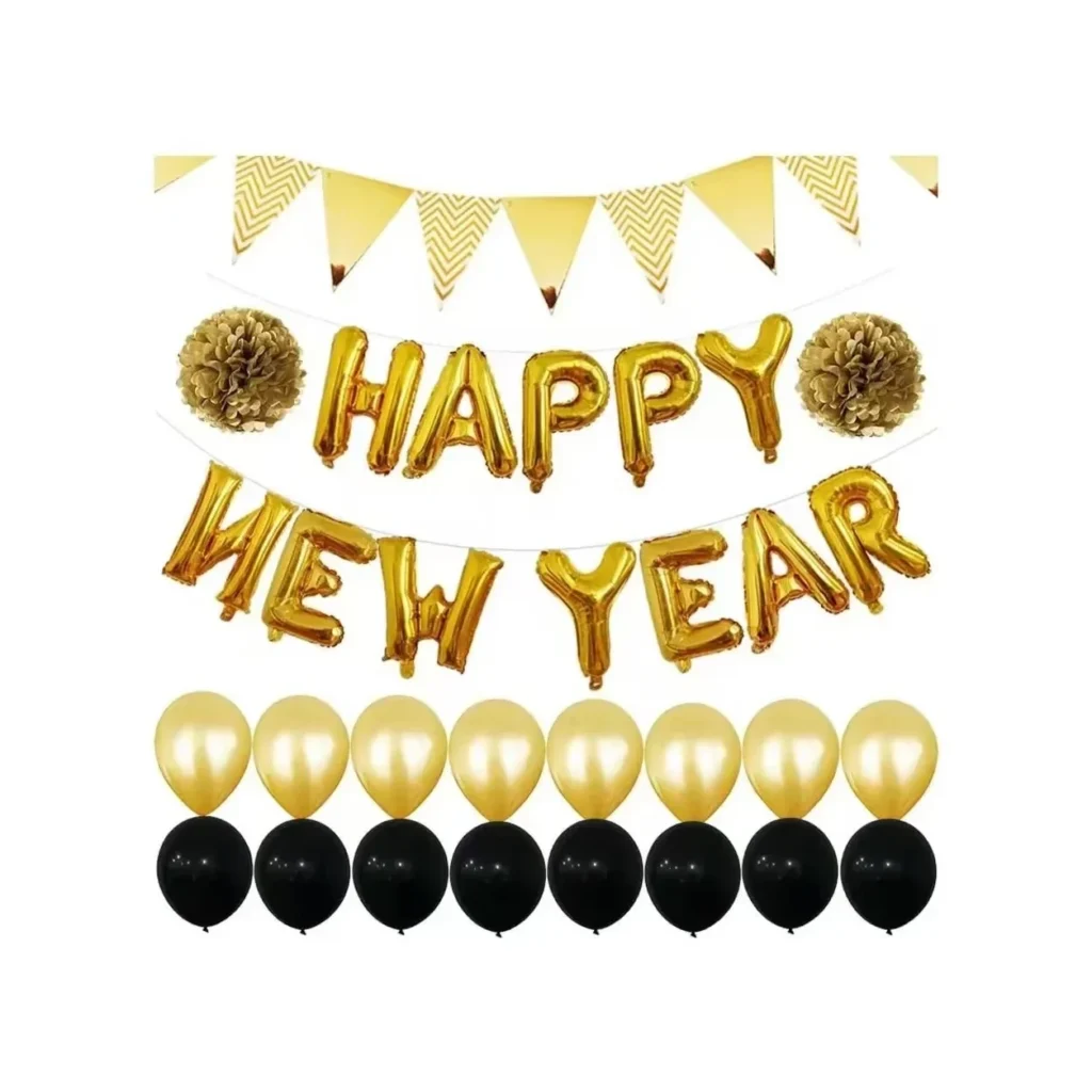 Happy New Year Foil Balloon Kit wholesale seasonal balloon image 1