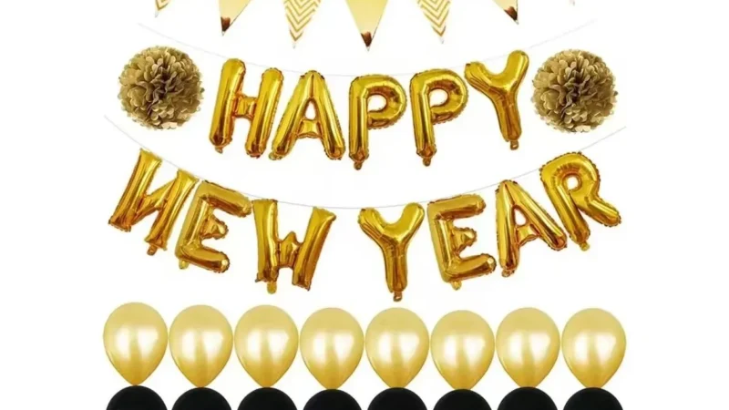Happy New Year Foil Balloon Kit wholesale seasonal balloon image 1
