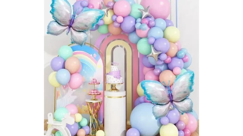 Lavender Birthday Party Balloon Kit wholesale party balloon image 1