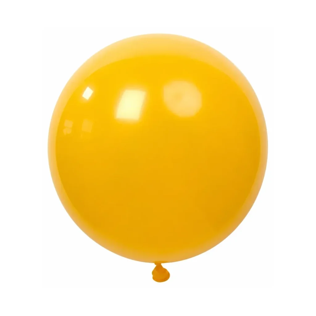10 inch lemon yellow matte balloon