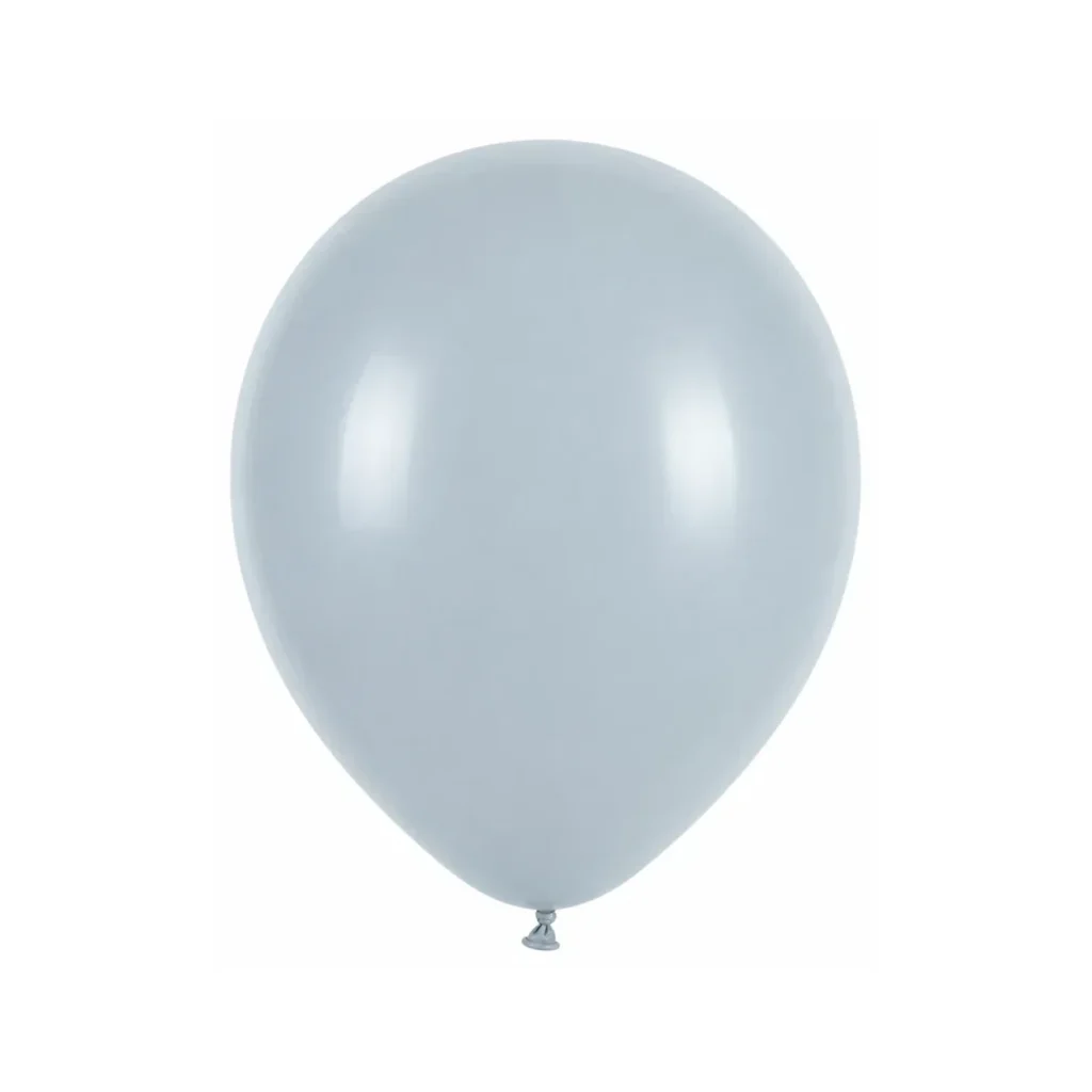 10 inch macaron pastel balloon in mist blue latex balloon