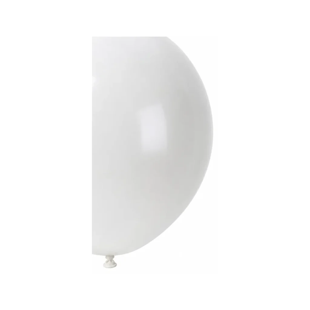 10 inch macaron pastel balloon in white latex balloon