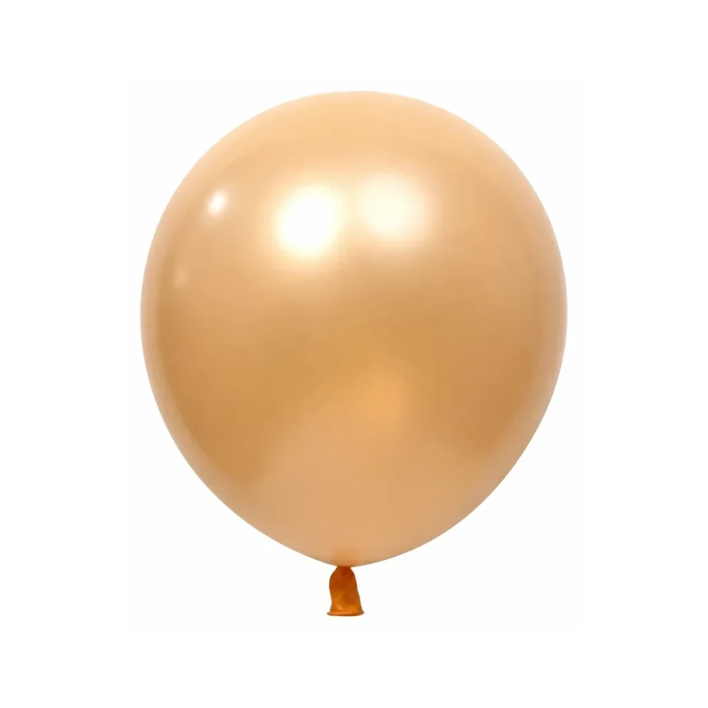 10 inch pearl champagne gold latex balloon