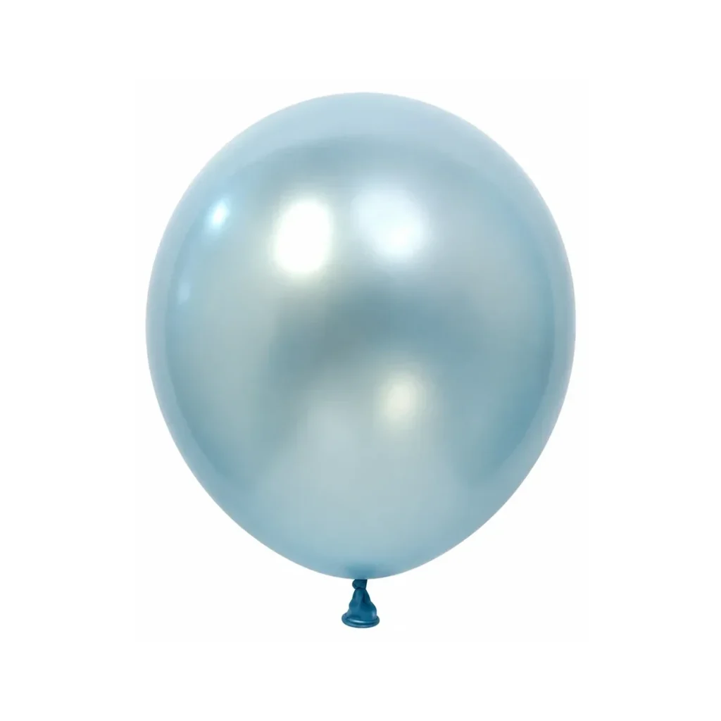 10 inch pearl ice blue latex balloon