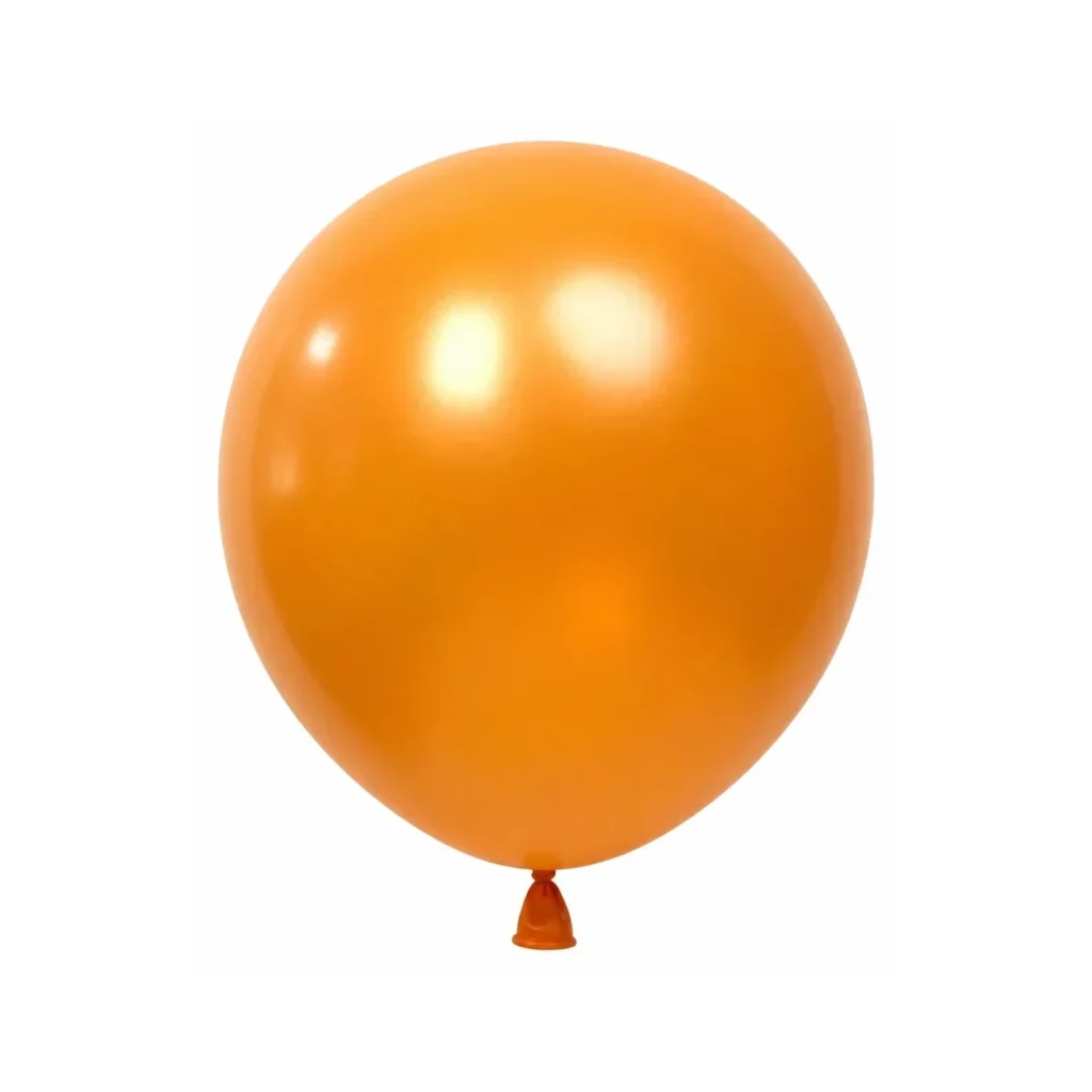 10 inch pearl orange latex balloon