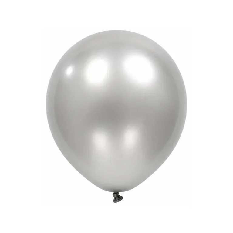 10 inch pearl silver latex balloon