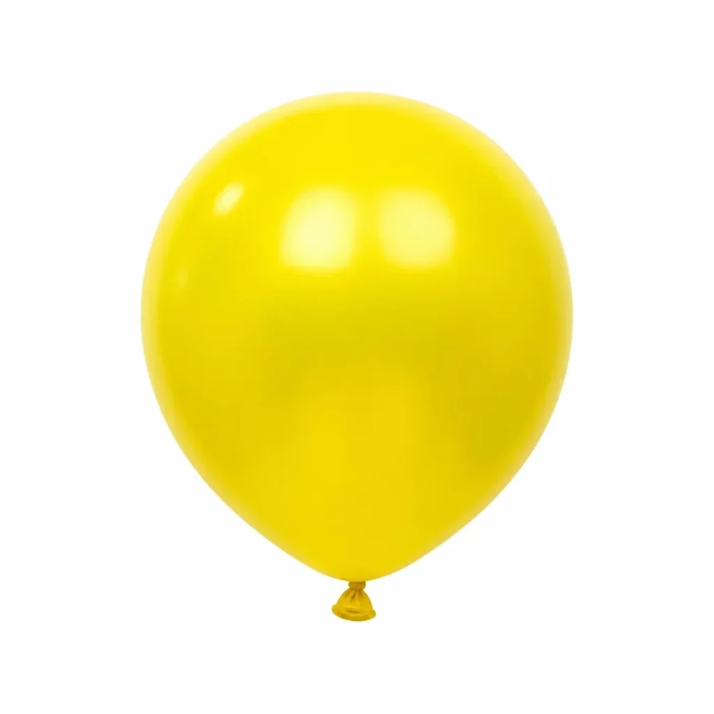 10 inch pearl yellow latex balloon
